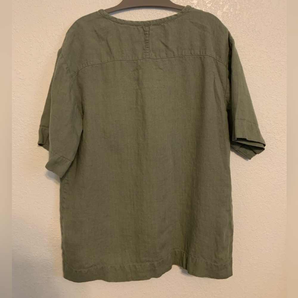NotPERFECTLINEN Men’s linen t-shirt BURNIE
Forest Green Size Small - Picture 2 of 9